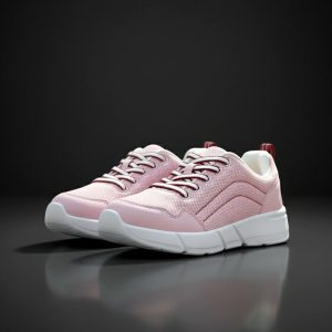 Cute Lace free Shoe | Pink