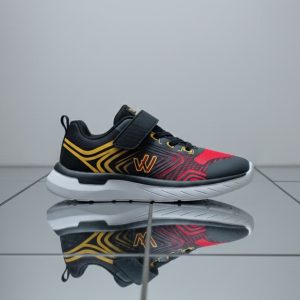 Kids Lace free Shoe | RedBlack