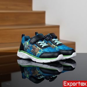 Kids Lace free Shoe | Black Blue