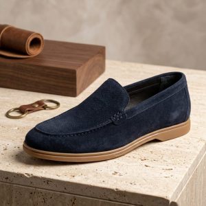 Italian Suede Leather Loafer