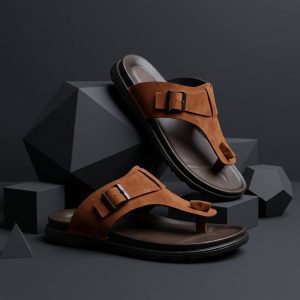 Timeless Comfort Brown_Men's Genuine Leather Sandal