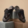 Timeless Comfort Black_Men's Genuine Leather Sandal