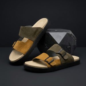 Timeless Comfort Suede_Men's Genuine Leather Slide