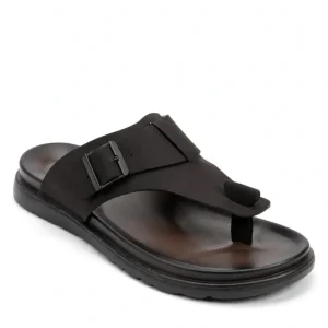 Timeless Comfort Black_Men's Genuine Leather Sandal