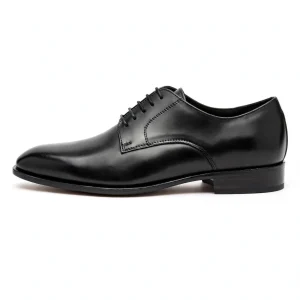 Japanese Premium Black Leather Derby Shoes