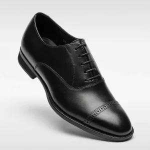 Japanese Premium Brogue Black Leather Oxford Shoes
