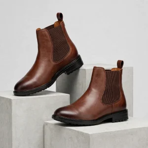 Genuine Leathe Brown_ Chelsea Boot