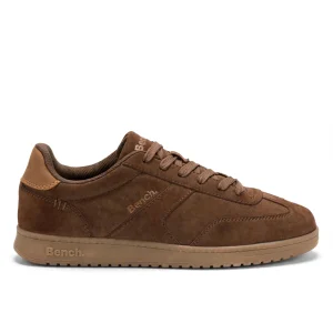 Bench Men's Premium Suede Leather Sneakers – Brown