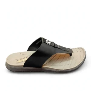 Timeless Comfort Black_Men's Genuine Leathe_ECCO_Slide