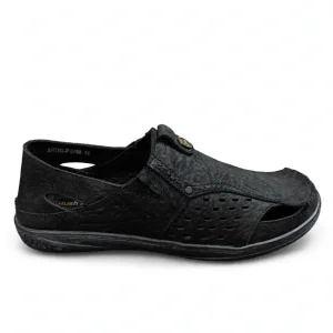 Men's Genuine Leather Black Cylcle shoes