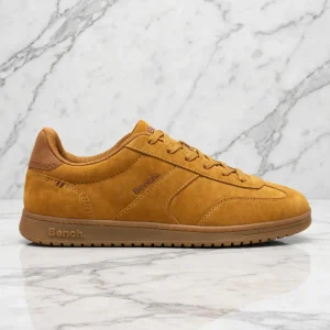 Bench Men's Premium Suede Leather Sneakers – Mustard