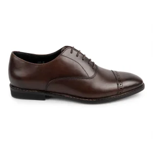 Japanese Premium Chocolate_Brogue_Leather Oxford Shoes