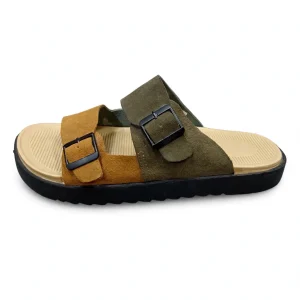 Timeless Comfort Suede_Men's Genuine Leather Slide